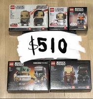 LEGO Star Wars BrickHeadz lot 75317 40547 40539 41628 41409