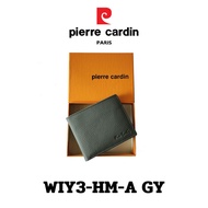 Pierre Cardin (ปีแอร์ การ์แดง) กระเป๋าธนบัตร กระเป๋าสตางค์เล็ก  กระเป๋าสตางค์ผู้ชาย กระเป๋าหนัง กระเป๋าหนังแท้ รุ่น WIY3-HM-A พร้อมส่ง ราคาพิเศษ