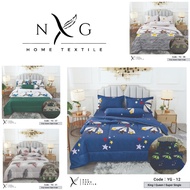 NXG Fluorescent 1200tc | Fitted Bedsheet Set | King/Queen 4in1
