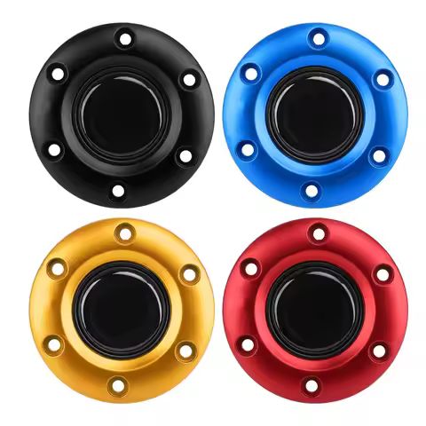 Car Steering Wheel Center Interior Steering Wheel Horn Button for 6 Hole Steering Wheel Steering Whe
