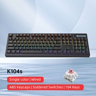 《618》[DELIVER IN 3 DAYS]Thunderobot K104s Mechanical 104 Keys Wired Gaming Keyboard RGB Backlighting