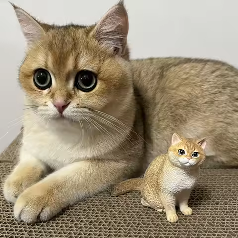 Personalized 3D Pet Portrait Pet Keychain Custom Dog Head Ornament Customized Pet Gift Pet Mini Scul