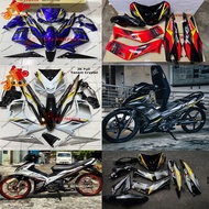 Yamaha LC 135 V1 Cover Set Hitam Putih White Black Blue Biru Hitam Putih Rc HLY Original 2K TanaM Sp