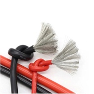 (1M) Super flexible heat-resistant silicone wire 6AWG 8AWG 10AWG Black, Red