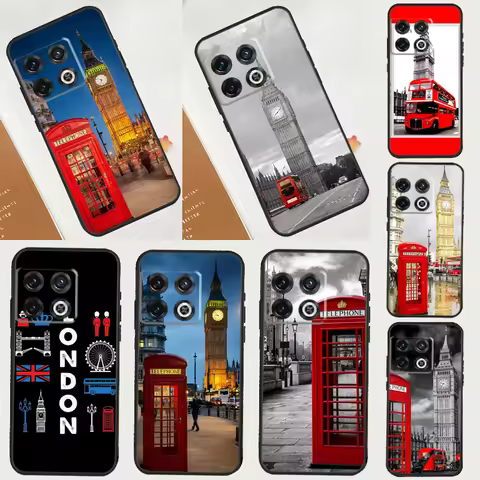 London Bus England Big Ben Cover For OnePlus Nord 4 CE 2 3 Lite N20 N10 N30 OnePlus 8T 10T 13 13R 12
