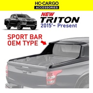 Hc Cargo Mitsubishi Triton 2015 - 2022 Pick Up 4X4 ABS ROLL Bar Rollbar Sportbar sport bar with paint