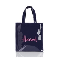 🅾︎🆅🅴🆁🅂🄴🄰 Harrods London UK 🇬🇧 hand carry lunch office work telekung tote shoulder bag duck dark blue