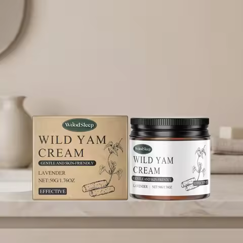 Wild Yam Balance Female Hormones Cream Moisturizing Repairing Improve Skin Elasticity Smoothing Brig
