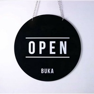 Bakery shop open close sign board