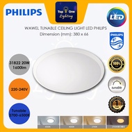 Philips Wawel Tunable LED Ceiling Light Warm White to Cool Daylight ( 20W / 36W )