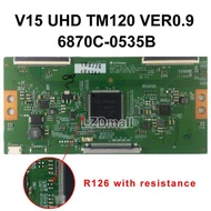 1 PC T-CON BOARD V15 UHD TM120 VER0.9 6870C-0535B Logic BOARD V15 UHD TM120 Ver1.0 6870C-0535D