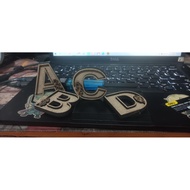 3MM MDF RAISED LETTERS
