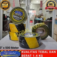 POLICE LINE KUNING HITAM