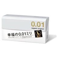 相模 - 日本Sagami Original 0.01超薄(10片)裝安全避孕套大碼 (平行進口貨)