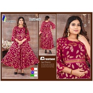 Long Kurti Dress Kurti Panjang Muslim Bollywood Sinple Tops Office Wear Traditional Indian Modern Ga