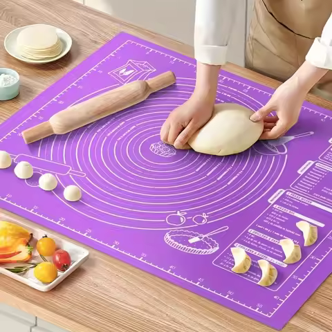 Multipurpose Non-Stick Pastry Mat for Rolling Dough, Perfect for Pies Cookies, Holiday Kitchen Gadge