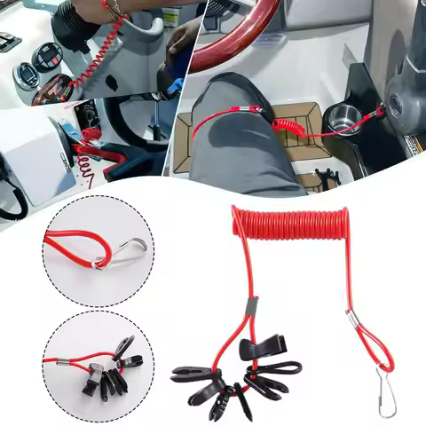 Boat Outboard Engine Motor Kill Stop For Yamaha For Honda For Mercury Outboards Motors Replace Acces
