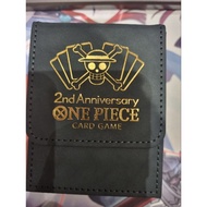 One Piece TCG 2nd Anniversary Leather Deck Case
