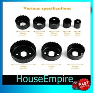 11pcs Plastic Wood Alloys & Thin Sheet Metal Hole Saw Set Drill Bit 19mm ( 3/4" ) ~ 64mm ( 2 1/2'' )