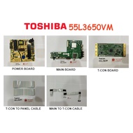 TOSHIBA LED TV 55L3650VM 55L3650 Power Board L5L01C Main Board 5800-A6M40T-1P00 T-Con Board HV550WU2