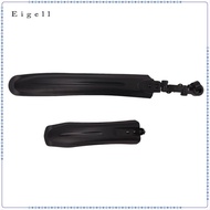 Eigell 2 Pieces Two-Wheeler Plastic Mudguard Easy to Install Extended Bike Mudguard Lightweight Fron