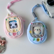 Cute Game Console Shaped Plush Neck Wallet – Portable Earphone Bag, Card Holder & Key Pouch, Beg Leh