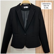 Laboratory 6817#  basic suit สูทคอปก ทรงสั้น แขนยาว ทรงสุภาพ