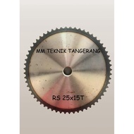 Sprocket RS 25X15T Gear Single Chain Gear Z 15T RS25 -1 25Z15 25X15T 25-1 Type B