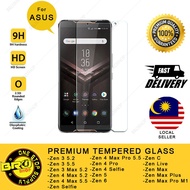 Asus Zenfone 3 / 4 / 5 / 6 / C Selfie M1 Max Pro Plus Live 5.0 5.2 5.5 9H Premium Oleophobic Coating
