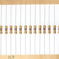 100 Pieces 0.5 Watts 1/2W 470R 470 Ohm 5% Carbon Film Resistor
