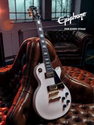 吉他Epiphone黑卡電吉他Les Paul/SG Custom LP Gibson吉普森易普鋒
