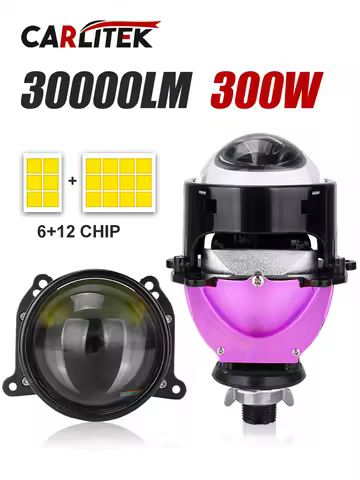 2pcs 3.0 Inch Bi Led Projector Lens Halo Lights H4 H7 9005 9006 Car Headlights Hella 3R Angel Eyes H