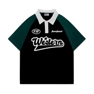 Thenational Oversize Rugby WesternPOLO Shirt Rugby Polo Shirt