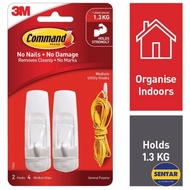 3M Command 17001 1.3kg Organize Hook Wall Organizer General Purpose Coat Hook