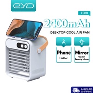 EYD FS80 Portable Aircond USB Air Cooler Mini Fan Portable Water Cooled Home Air Conditioning With Holder