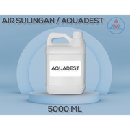 AQUADEST FLUTE WATER/ PURE WATER/ (H2O) - 5000 ML