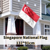 🚩Local Singapore🚩Singapore national flag National Day Decoration 137*91cm Hanging Office/Activity/Fe