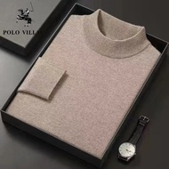 【Men's Clothing 】Half-Collar Wool Sweater Men's Thickened Cashmere Sweater