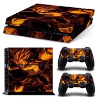 Dragon Ball Vegeta Vinyl Decal PS4 Skin Stickers Wrap for Sony PlayStation 4 Console and 2 Controlle