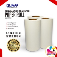 1roll quaff sublimation paper 85.inches (a4size)/ 12inches (a3 size)