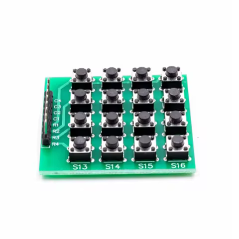 8pin 4x4 4*4 Matrix 16 Keys Button Keypad Keyboard Breadboard Module Mcu for arduino Diy Kit