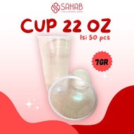 Cup 22oz 7gr Premier / Cup plastic 22oz 50pcs Premier / Cup 22oz standard
