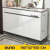 ตู้เก็บรองเท้า ตู้วางรองเท้า ตู้ใส่รองเท้า shoe cabinet ขนาด 120*34*92 มีหลายขนาด เก็บได้มากกว่า30คู่ ดีไซน์หรูหรา ลายหินอ่อน สีสวยมาก กันน้ำ กันฝุ่น ประหยัดพื้นที่ใช้สอย จุได้เยอะ สินค้าประกอบง่าย มีคู่มือ พร้อมจัดส่งทันที!! (เก็บเงินปลายทางได้ COD)