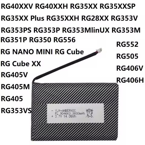 Battery for Anbernic Win600 RG351P RG405V RG405M RG405 RG35XX RG353V RG350 RG353M RG40XXV RG556 RG55