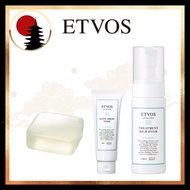 ETVOS　Treatment Rich Foam 150mL / Clear Soap Bar 80g / Moist Amino Foam 90g: Leaves skin moisturized
