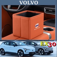 25 Volvo EX30 EX90 XC60 XC90 XC40 S90 V90 Car Folding Trash Can Bag Storage Box