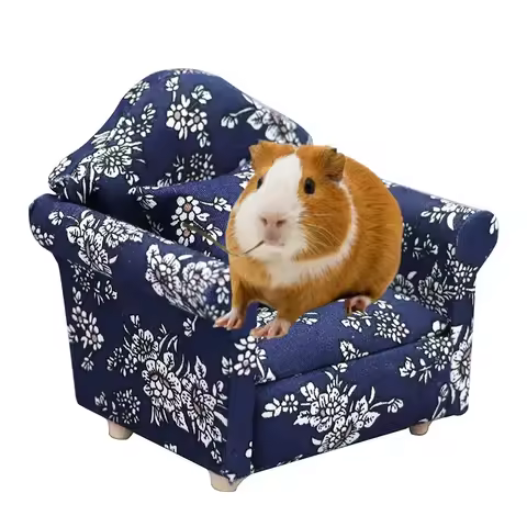 Pet Nest Velvet Hanging Sofa Soft Guinea Pig House Bed Cage for Hamster Mini Animal Mice Rat Nest Be
