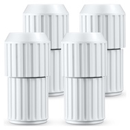 (SXUZ) 4 Pcs Pool Telescopic Pole White External Cam Pool Pole Parts Telescopic Extension Pole Cam L