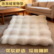 Taoli Shop🌸Pet Floor Mat Rabbit Mat Rabbit Lying Mat Pet Blanket Fleece Mat Hamster Warm Mat Univers