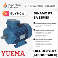 ELECTRIC MOTOR YUEMA SA 4P 0.09KW 0.12HP 3PHASE 380V B3 / DYNAMO ELECTRIC MOTOR / ELECTRO MOTOR 3 PH